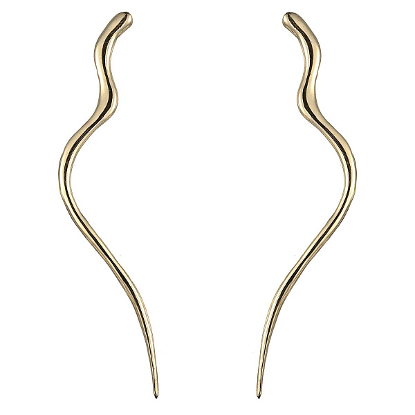 Серьги ( г/п: золото, 10х0,5см,8 гр.) Греция Kalliope 022 02 026