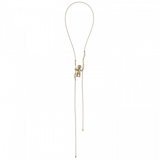 картинка Колье Пупс (г/п: золото, 4,5х3 см, 118 см) Греция Kalliope 022 05 087 ювелирный  магазин Калина являющийся официальным дистрибьютором в России 
