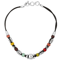 Колье Ciclon (муранское стекло, г/п: серебро) 232821 Испания Savage