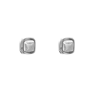 Серьги (г/п: серебро) 243601-00 Ciclon Испания Kubik 