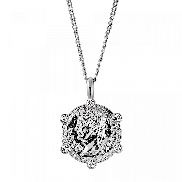 Кулон на цепочке (кристалл прозрачный, г/п: серебро, 50 см) Дания DYRBERG/KERN 440116