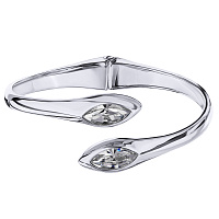 Браслет Эдем (кристаллы белые, г/п: родий) Uvelina SW00 0110R-001B