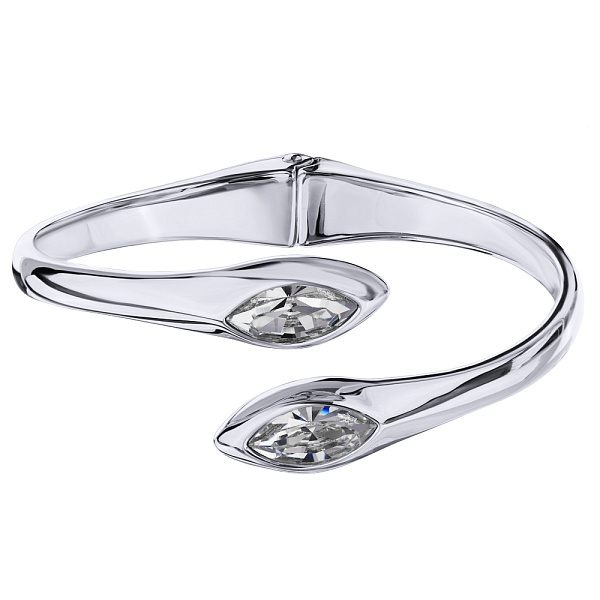 Браслет Эдем (кристаллы белые, г/п: родий) Uvelina SW00 0110R-001B