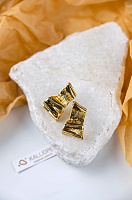 Серьги (г/п: золото, 2,8 см) Греция Kalliope 022 02 034