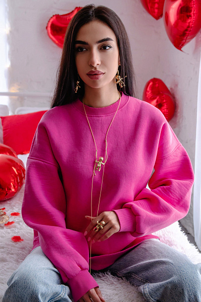 Колье Пупс (г/п: золото, 4,5х3 см, 118 см) Греция Kalliope 022 05 087