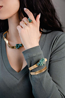 Браслет Chantal (друза агата, г/п: золото) Греция Katerina Vassou KV25 2-275652G