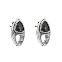 Серьги Ciclon 251603-10 (кристалл графит,г/п: серебро) Испания Amarre