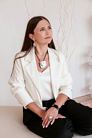 Колье Mindoro (Палаванский перламутр, 5х5 см, 43 см) 13-44110 Франция Nature Bijjoux 