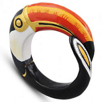 Браслет Тукан (Эмаль, г/п: золото) SI00 0019-01d Uvelina