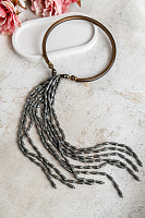 Колье Водопад (Богемское стекло, каучук) Италия Perfetto