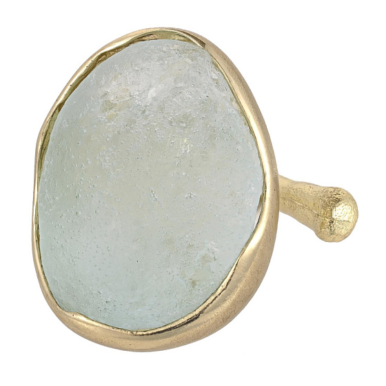 картинка Кольцо (ювелирная смола, 4х3 см, г/п: золото, регулируется) Греция Kalliope 022 01 093 ювелирный  магазин Калина являющийся официальным дистрибьютором в России 