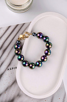 Браслет (Майорка павлинье перо, г/п: золото от 19 до 22 см, d 1.4 см) Испания Madreperla 020 04 036