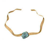 Колье Chantal (друза агата, г/п: золото) Греция Katerina Vassou KV25 2-275651G
