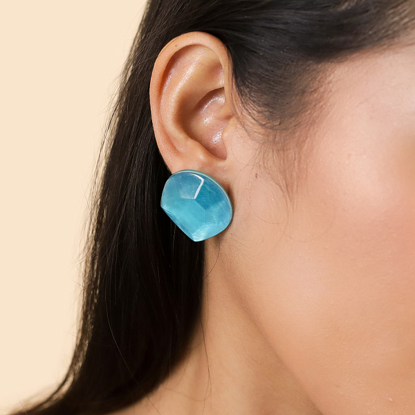 Серьги Izmir (Ракушка,перламутр, 3 см) 12-90460 Франция Nature Bijjoux