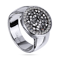 Кольцо Галактика (Кристаллы серебристо-белые, г/п: родий, р.16.5) Uvelina SW00 0060R-019R