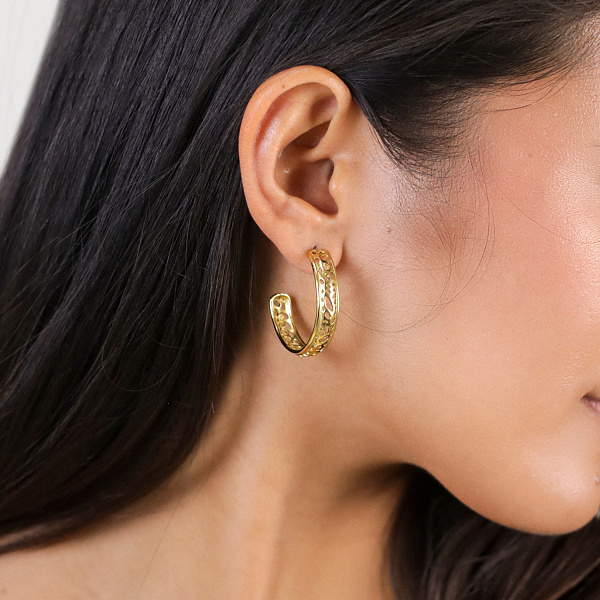 Серьги CORALIA  (7 гр, 4 см, г/п:золото) 12-32274 Франция Ori-Tao