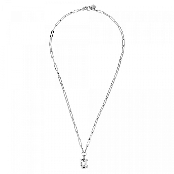 Колье EYTI (кристалл прозрачный, г/п: родий, 80 см) Дания DYRBERG/KERN 460521