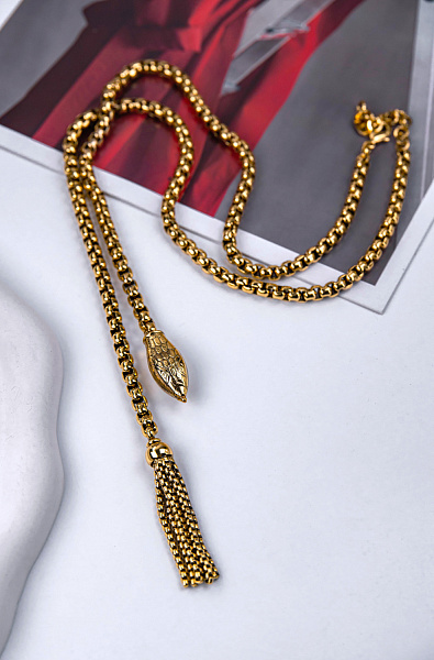 Колье Змея (г/п: золото) Италия  Claudio Canzian 002 05 684