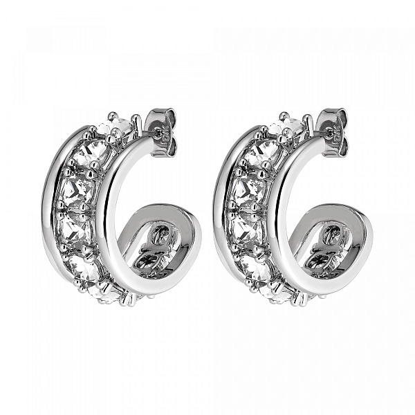 Серьги HELEN (кристалл прозрачный, г/п: родий) Дания DYRBERG/KERN 440052