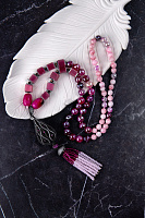 Колье Фаберже2 (Самоцветы, бисер, кристаллы, г/п: серебро) Италия Perfetto 051 001 003