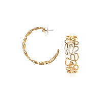 Серьги TOSCANE (12,55 гр, 4 см, г/п: золото) 12-30862 Франция Ori-Tao