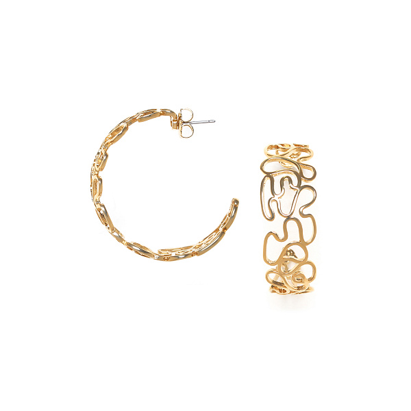 Серьги TOSCANE (12,55 гр, 4 см, г/п: золото) 12-30862 Франция Ori-Tao