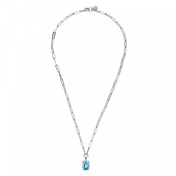 Колье OCTA (кристалл голубой, г/п: родий, 50 см) Дания DYRBERG/KERN 460531