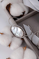 Браслет REFLET (перламутр, 7,05 гр, 56 см, г/п: серебро, регулируется) 13-69406 Франция Ori-Tao