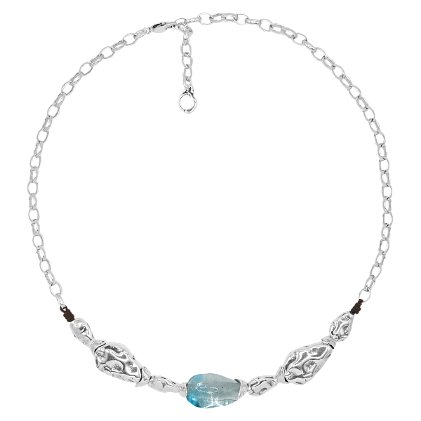 Колье Ciclon 254802-07 (муранское стекло, 48 см) Liquid Испания