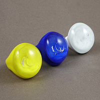 Кольцо MURANO Oval color желтое Италия