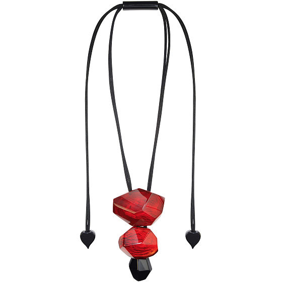 картинка Колье Empress красный, дл.регулируется Голландия ZSISKA ювелирный  магазин Калина являющийся официальным дистрибьютором в России 