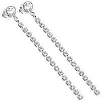 Серьги Venira 5540-0869-7006 Чехия Anabel Crystal Чехия