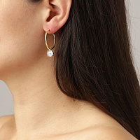 Серьги DIEGA (майорка, г/п: золото, 2,8 см., 0,7 см) Дания DYRBERG/KERN 470106