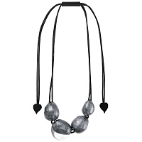 Колье Luxus серый дл.регулируется, Голландия ZSISKA