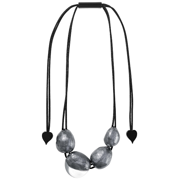 Колье Luxus серый дл.регулируется, Голландия ZSISKA