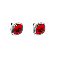 Серьги Ciclon EMO608-03 (кристалл красный, г/п: серебро) Испания