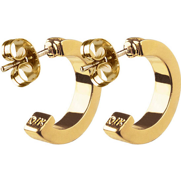 Серьги DESOLO (кристалл прозрачный, г/п: золото, 1 см) Дания DYRBERG/KERN 333115