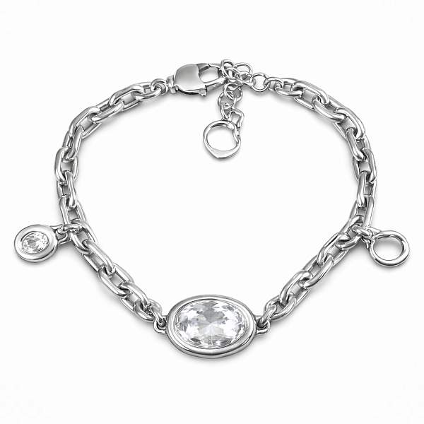 Браслет (кристалл прозрачный, 17-21 см) RUS100-66-0 Испания Ciclon Э/коллекция