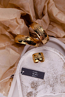 Серьги MANTA (16,25 гр, 4 см, г/п: золото) 12-30791 Франция Ori-Tao