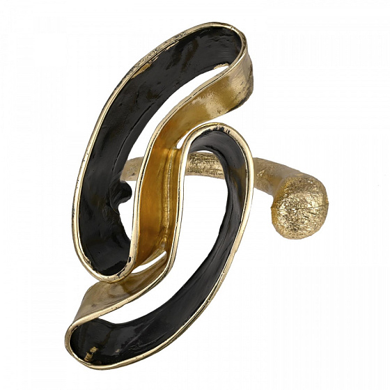 картинка Кольцо (г/п: золото, патина, 4,2х2,1 см, регулируется) Греция Kalliope 022 01 005 ювелирный  магазин Калина являющийся официальным дистрибьютором в России 