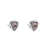 Серьги Ciclon 251600-29 (кристалл лиловый, г/п: серебро, 1.2х1.2 см) Испания Amarre