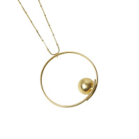 Колье Vault (г/п: золото, d 6.5 см, 82 см) Katerina Vassou KV25.2-401409G