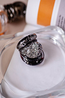 Кольцо Future 17.5 серебро/черное ENZO BENZO 