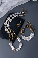 Колье (жемчуг, г/п: золото, 60+5см) AL-C7BBS24-R, Италия ALCOZER&J