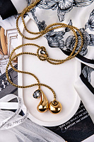 Колье (кристалл медовый, графит, 98 см) Италия Claudio Canzian 002 05 869