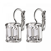 Серьги SEGIN (кристалл прозрачный, г/п: родий, 1,2х1 см) Дания DYRBERG/KERN 460004