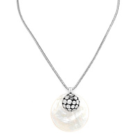 Колье DISCO (перламутр, г/п: серебро) 15--31770 Франция Ori-Tao