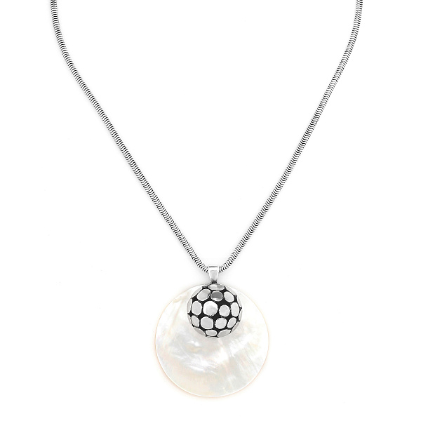 Колье DISCO (перламутр, г/п: серебро) 15--31770 Франция Ori-Tao