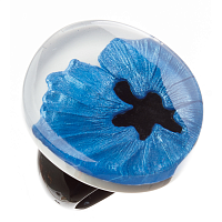 Кольцо Baila (синий, белый,черный, 17,5 р) Голландия ZSISKA