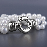 Браслет (Майорка, г/п: родий р. от 18 до 22) Испания Madreperla 020 04 011